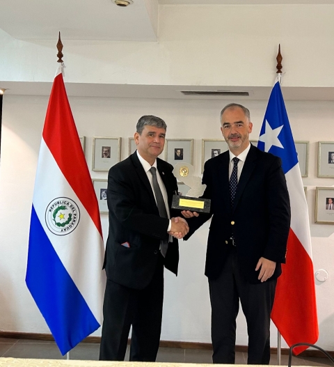 Paraguay y Chile fortalecen lazos para afrontar el problema del narcotráfico y consumo de drogas