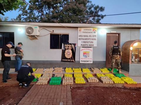 Incautan más de media tonelada de marihuana en Alto Paraná