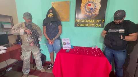 SENAD detiene delincuente por tráfico de chespi en Concepción