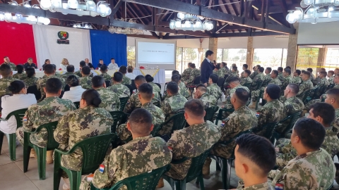 SENAD brindó capacitación en prevención del consumo de drogas a personal militar