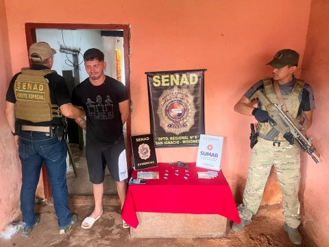Capturan a peligroso distribuidor de cocaína en San Juan Bautista
