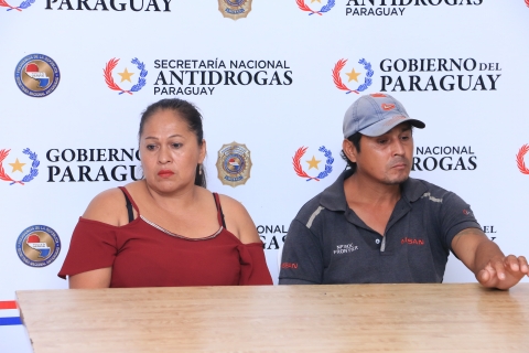 SENAD captura paraguayo y boliviana que pretendían enviar cocaína en gel a Londres