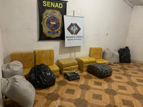 Decomisan más de 400 kilos de droga durante allanamiento en Encarnación