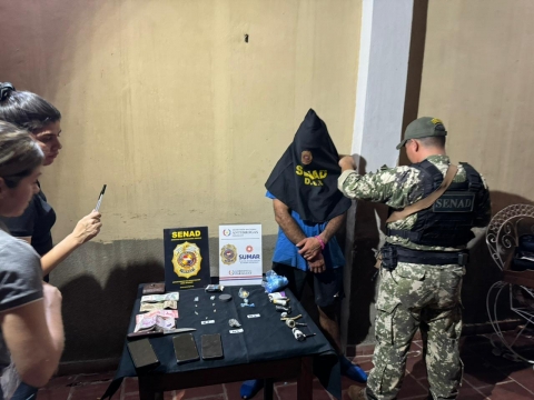 Vendedor de drogas fue capturado en Eusebio Ayala, Cordillera