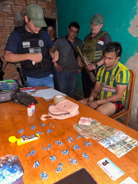 SENAD anuló boca de venta de cocaína en San Ignacio